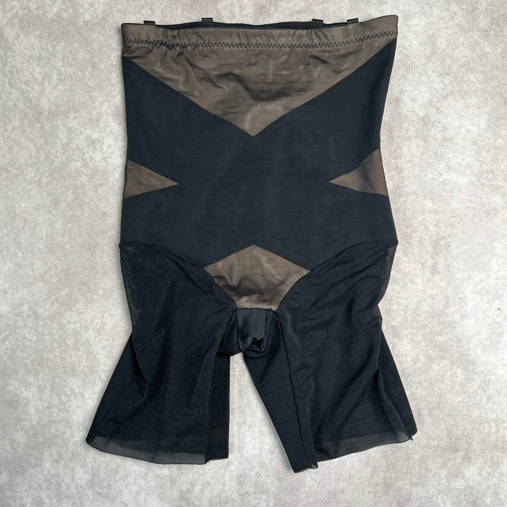 Honeylove SuperPower Short Onyx Black Shapewear High Waisted 1X